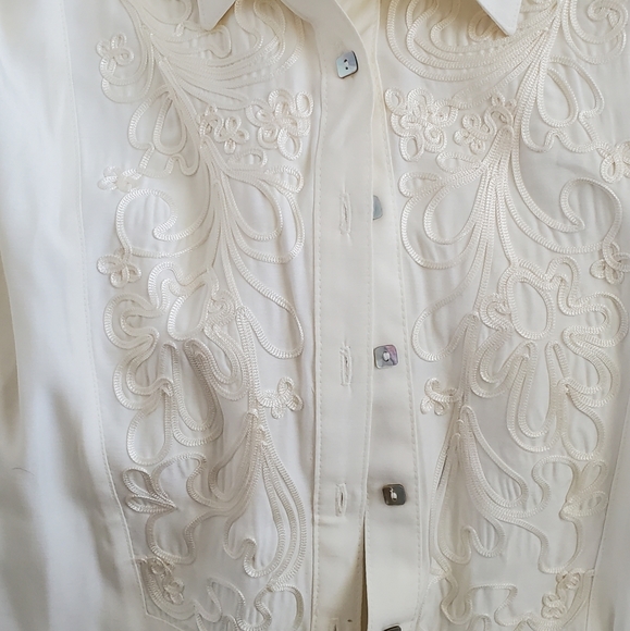 Coldwater Creek Long Sleeve blouse - Picture 3 of 10